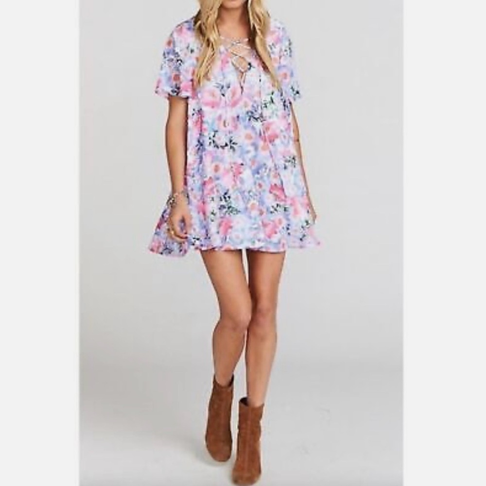 Show Me Your MuMu Floral Dress Tassle Tie - Picture 3 of 13
